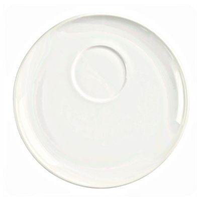 SYRACUSE CHINA 905356531 SAUCER 7" OFF-SET WELL SLENDA