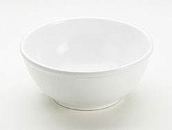 CAL-MIL PLASTIC PRODUCTS 418-8-15 BOWL RD 8" MEL WHT