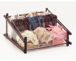 CAL-MIL PLASTIC PRODUCTS 1148-13 ORGANIZER CONDIMENT 13X14X6-1/2" MTL BLK