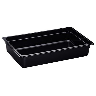 CAMBRO MANUFACTURING 14HP110 PAN FOOD HI HEAT FULL SZ 4"D BLK