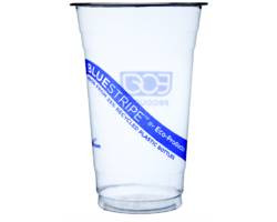 ECO-PRODUCTS EP-CR20 CUP COLD 20 OZ BLUESTRIPE RECYCLED PET
