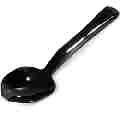 CARLISLE FOOD SERVICE PRODUCTS 441003 SPOON SOLID 11" BLK PLAS