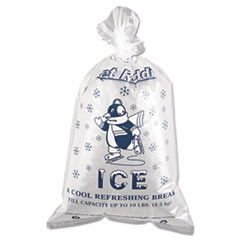 INTEGRATED BAGGING SYSTEMS IC1221 ICE BAG, 12 X 21, 10LB CAPACITY, 1.5MIL,