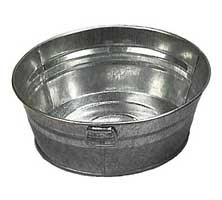 AMERICAN METALCRAFT MTUB83 TUB 8X3" WITH SIDE HANDLES TIN