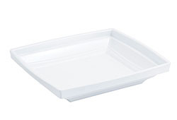 BON CHEF 53103 BOWL AMERICANA 2 QT SQR MELAMINE WHT