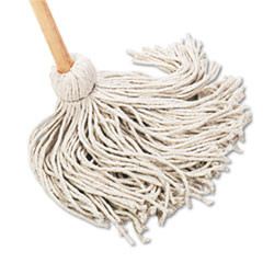 BOARDWALK 120C DECK MOP, 54" WOODEN HANDLE, 20OZ COTTON