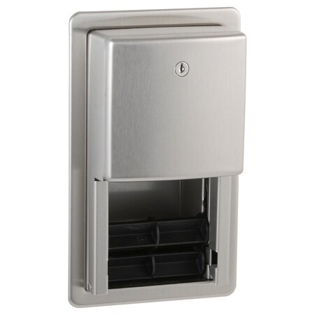 BOBRICK WASHROOM 4388 BOBRICK B-4388 STAINLESS RECESSED MULTI 