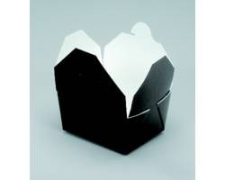 FOLD-PAK 01BPBLACKM CONT FOLD NO 1 26 OZ BIO PAK PPR BLK