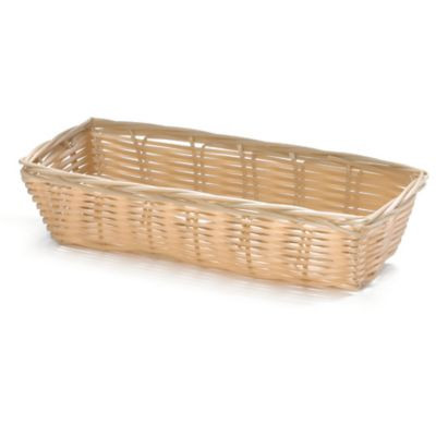 TABLECRAFT PRODUCTS COMPANY 1116W BASKET RECT 9X3-1/2X2" PP NAT