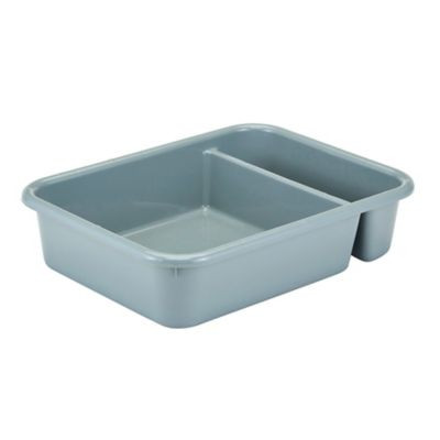 CAMBRO MANUFACTURING 1621CBP180 BOX BUS 2 COMP CAMBOX LT GRY
