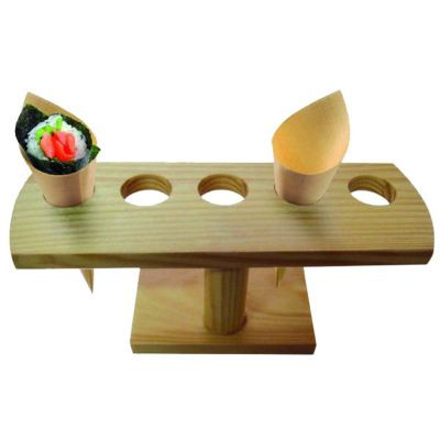 PACKNWOOD 210SBAM5 DISPLAY 5 HOLES 9-1/4X3" BAMBOO NATURAL