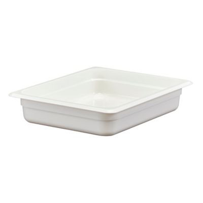CAMBRO MANUFACTURING 22CW148 PAN FOOD 1/2 SZ 2" CW-WHITE