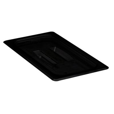 CAMBRO MANUFACTURING 30CWCH110 LID W/ HDL F/ 1/3 SZ POLY PAN BLK
