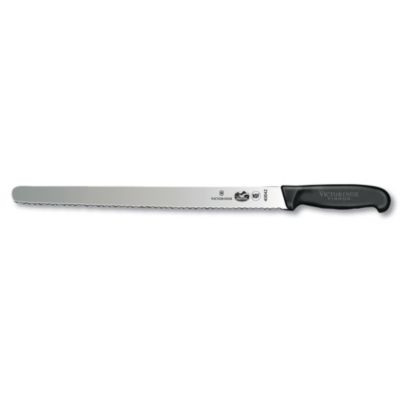 VICTORINOX SWISS ARMY 40642 KNIFE SLICER 14" WAVY EDGE SS