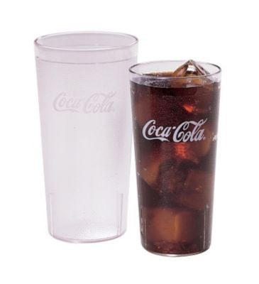 CAMBRO MANUFACTURING 32CC152 TUMBLER COCA COLA 32 OZ PLAS CLR