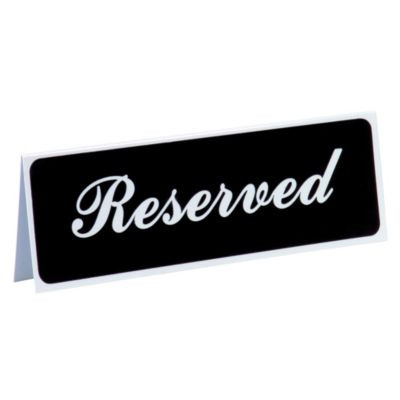 VOLLRATH 4135 VOLLRATH 4135 TRAEX BLACK "RESERVED" SIG