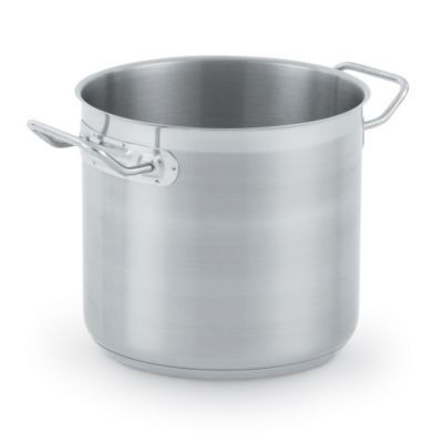 VOLLRATH 3501 POT STOCK W/ COVER 8 QT SS