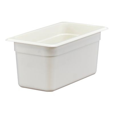 CAMBRO MANUFACTURING 36CW148 PAN FOOD 1/3 SZ 6" CW-WHITE