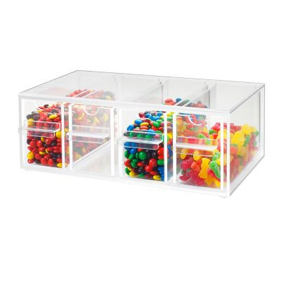 CAL-MIL PLASTIC PRODUCTS,INC. 393 CAL-MIL 393 4 DRAWER TOPPING DISPENSER