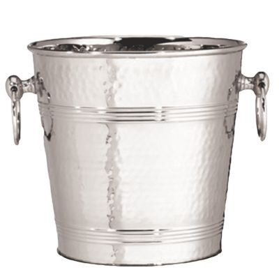 TABLECRAFT PRODUCTS COMPANY 5198 BUCKET WINE 8 QT HAMMERED SS