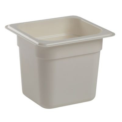 CAMBRO MANUFACTURING 66CW148 PAN FOOD 1/6 SZ 6" CW-WHITE
