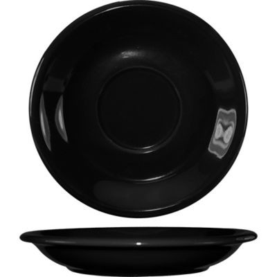 INTERNATIONAL TABLEWARE 81376-05S SAUCER 6-1/4" ST PAUL CHINA BLK