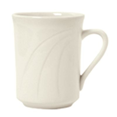 SYRACUSE CHINA 950038005 MUG 8-1/2 OZ CASCADE UND WHT