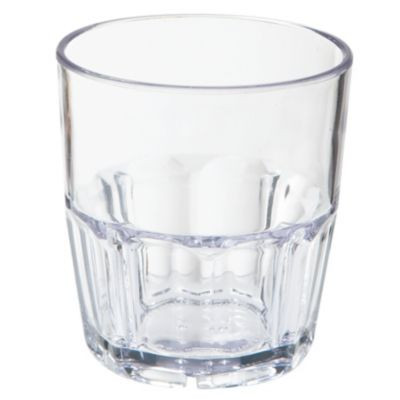 G E T ENTERPRISES 9909-1-CL GLASS TUMBLER BAHAMA 9 OZ CLR PLAS