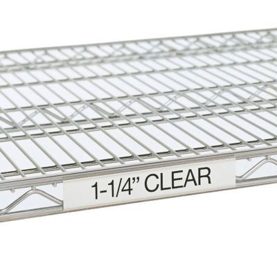 METRO 9990CL HOLDER LABEL 3X1-1/4" PLAS CLR