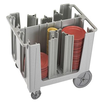 CAMBRO MANUFACTURING ADCS480 CADDY DISH ADJ W/6 DIVIDERS GRY