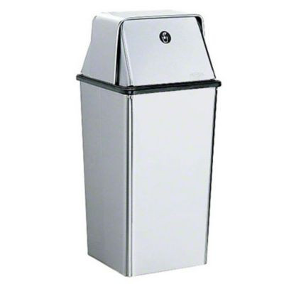 BOBRICK WASHROOM B-2250 BOBRICK B-2250 13 GAL. S/S FLOOR STANDIN