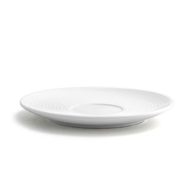 FRONT OF THE HOUSE DCS024WHP23 SAUCER 5-3/4" WHT SPIRAL