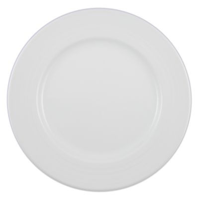 VERTEX CHINA CB-21 PLATE EURO RND 12-1/4" CRYSTAL BAY WHT