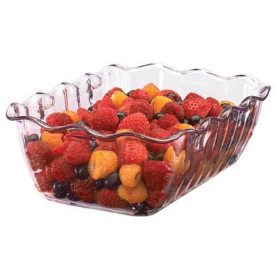 CAMBRO MANUFACTURING DC5152 CAMBRO DC5152 CLEAR 2.2 QT RECT. SCALLOP
