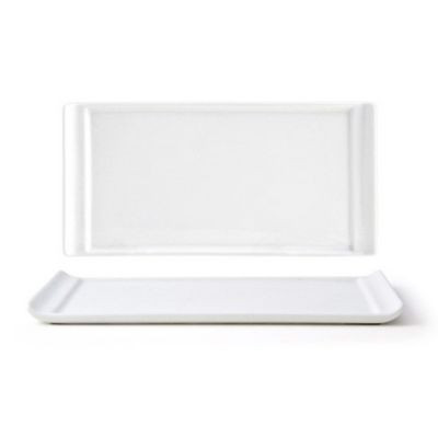 FRONT OF THE HOUSE DAP040WHP23 PLATE RECT 4X8" NOUVELLE WHT