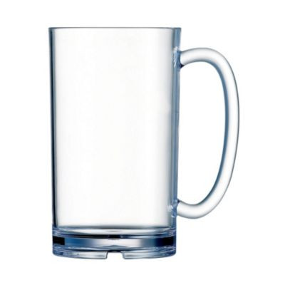 CARDINAL INTERNATIONAL E6140 GLASS MUG 21-1/2 OZ OUTDOOR PERFECT PLAS