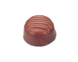 J.B. PRINCE K206 MOLD CHOCOLATE RIDGED DOME 40 FORMS