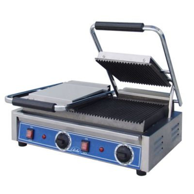 GLOBE GPGDUE10 GRILL PANINI DOUBLE SS 208-240V