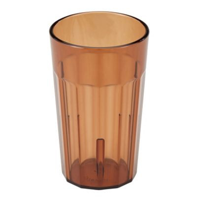CAMBRO MANUFACTURING NT10153 CAMBRO NT10153 NEWPORT AMBER 10 OZ. FLUT