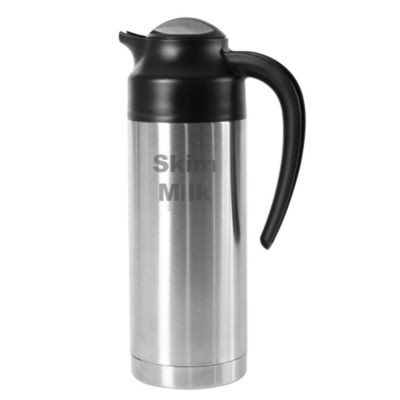 SERVICE IDEAS S2SN100SMET SERVER STEELVAC 1 LTR SKIM MILK