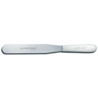 DEXTER RUSSELL S284-8PCP SPATULA BAKER 8" POLY/SS WHT HNDL