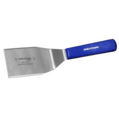 DEXTER RUSSELL S285-3H-PCP TURNER HAMBURGER 4X3" POLY BLU HNDL SS