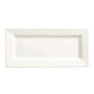 WORLD TABLEWARE INC SL-21 PLATE RECT 11X5" SLATE WHT
