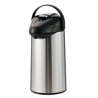 SERVICE IDEAS SSAL300 AIRPOT 3 LTR W/LEVER LID SS