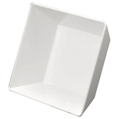AMERICAN METALCRAFT SQB88 BOWL 55 OZ SQR PORCELAIN WHT