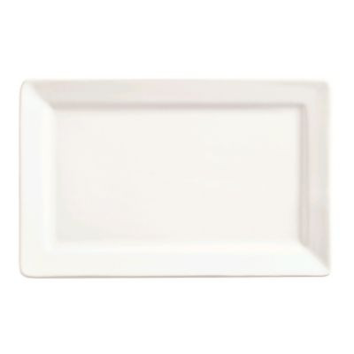 WORLD TABLEWARE INC SL-27 PLATE RECT 11X7" SLATE WHT