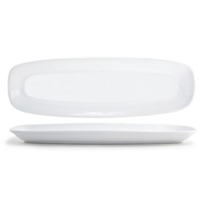 FRONT OF THE HOUSE SPT005WHP21 PLATTER 20" RECT MOD WHT