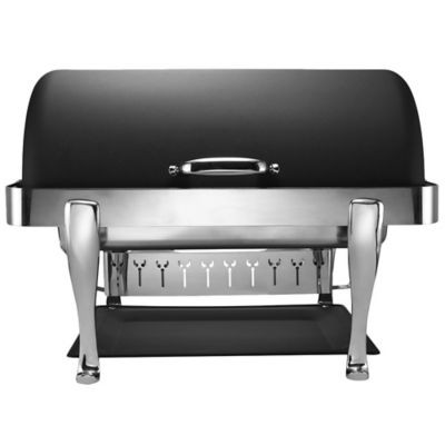 BON CHEF 19040CH-NERO CHAFER RECT 2 GAL NERO CHRM TRIM SS
