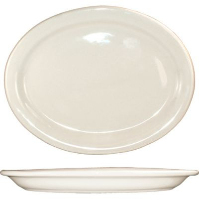 INTERNATIONAL TABLEWARE VA-51 PLATTER 15-1/2'X10-1/2" NR VALENCIA WHT