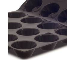 J.B. PRINCE M370 R MOLD FLEXIPAN 24 CAV TAP MUFFIN